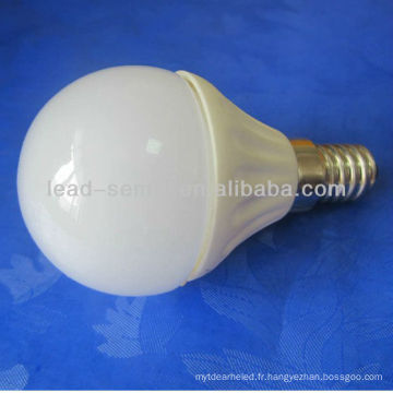 E14 boîtier en céramique G45 ampoule led 5w